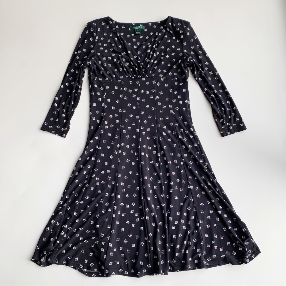 Lauren Ralph Lauren VTG Fit & Flare Dress Size 10P